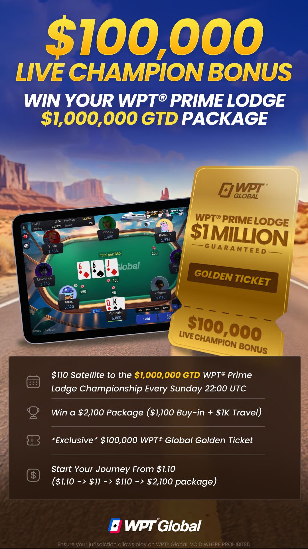 wpt global wpt prime lodge promotion